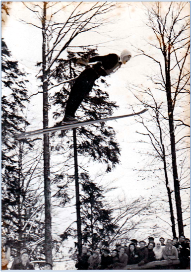 Mezin�rodn� z�vody �nor 1948 Vl. Kraus sk��e 65m.