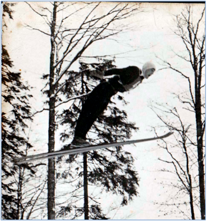 Vl. Kraus na mezin�rodn�ch z�vodech v �noru 1948, d�lka 65 m.