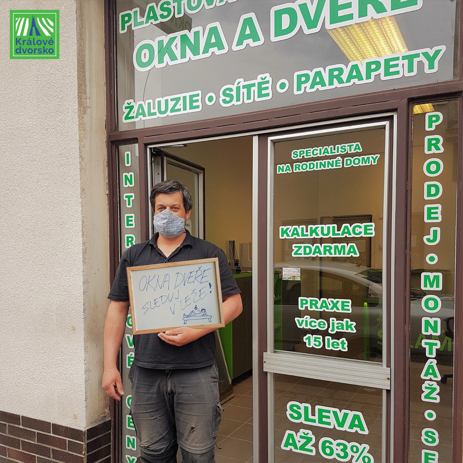 Salamandr - plastov� okna a dve�e - Havl��kova ulice Dv�r Kr�lov�