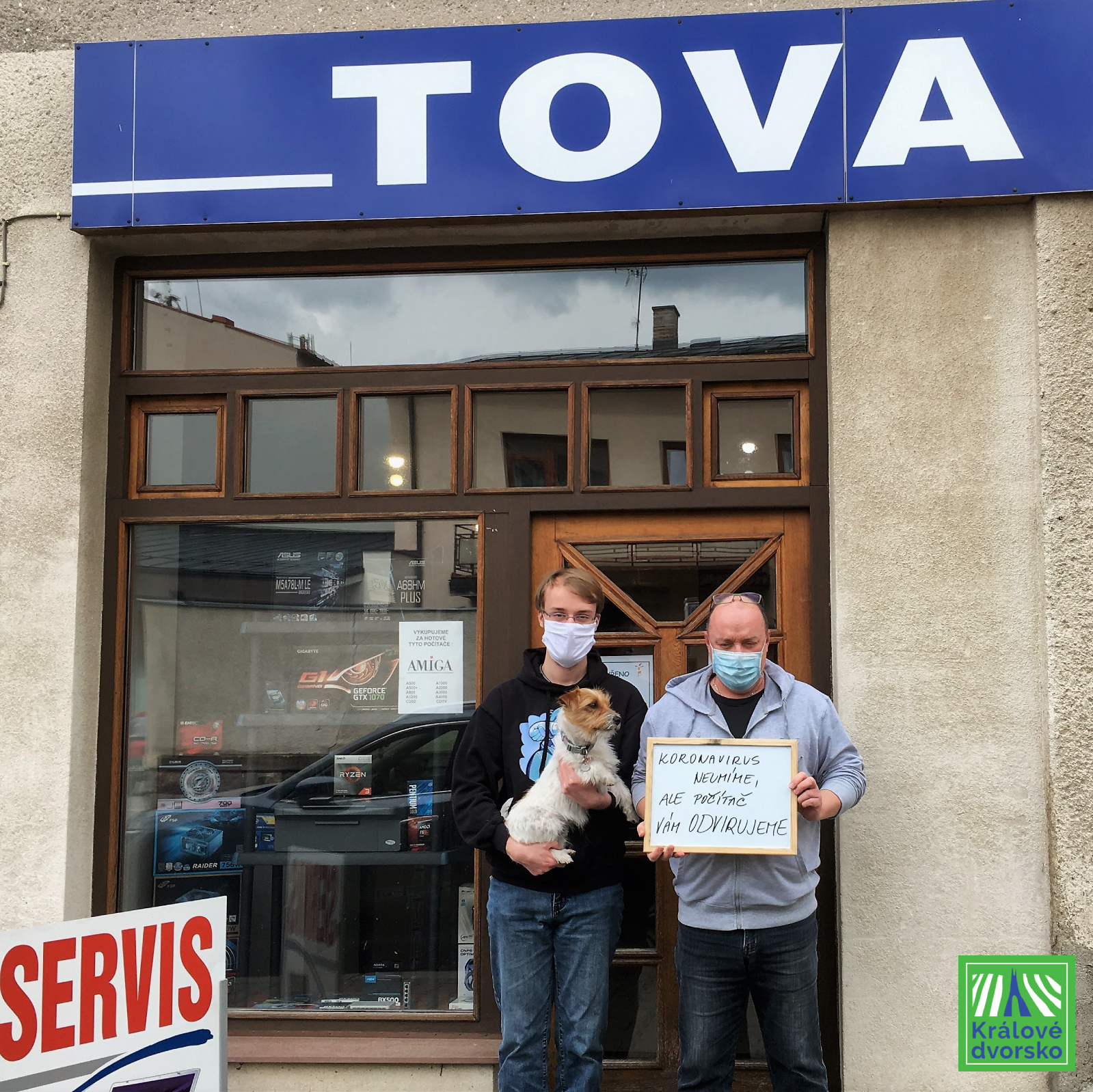 TOVA: servis po��ta�� ve �vehlov� ulici