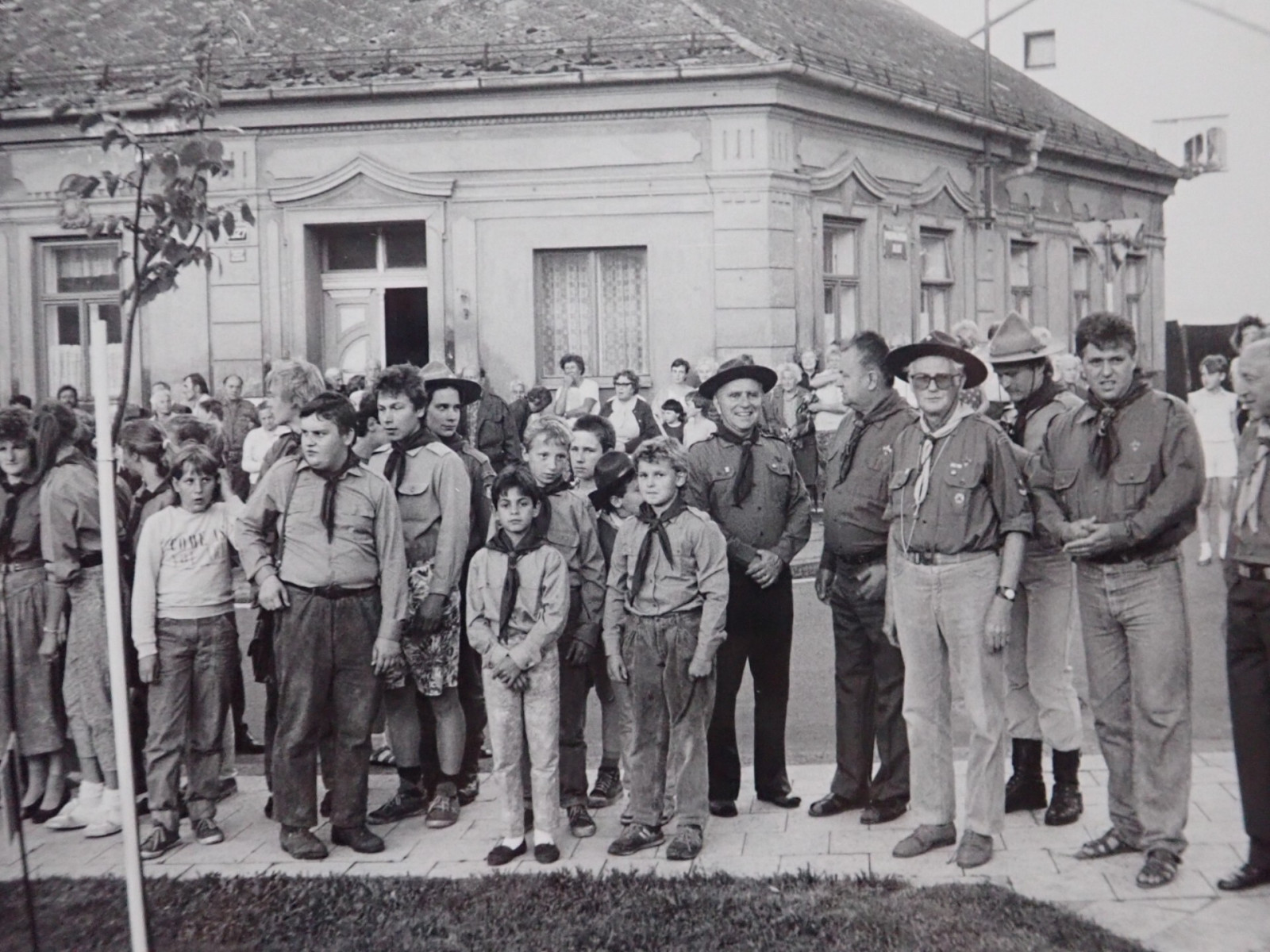 Odhalen� pomn�ku T. G. Masaryka 28. 10. 1990